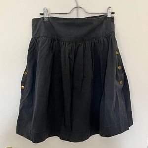 Gray Skater Skirt - Lauren Moffatt S 10